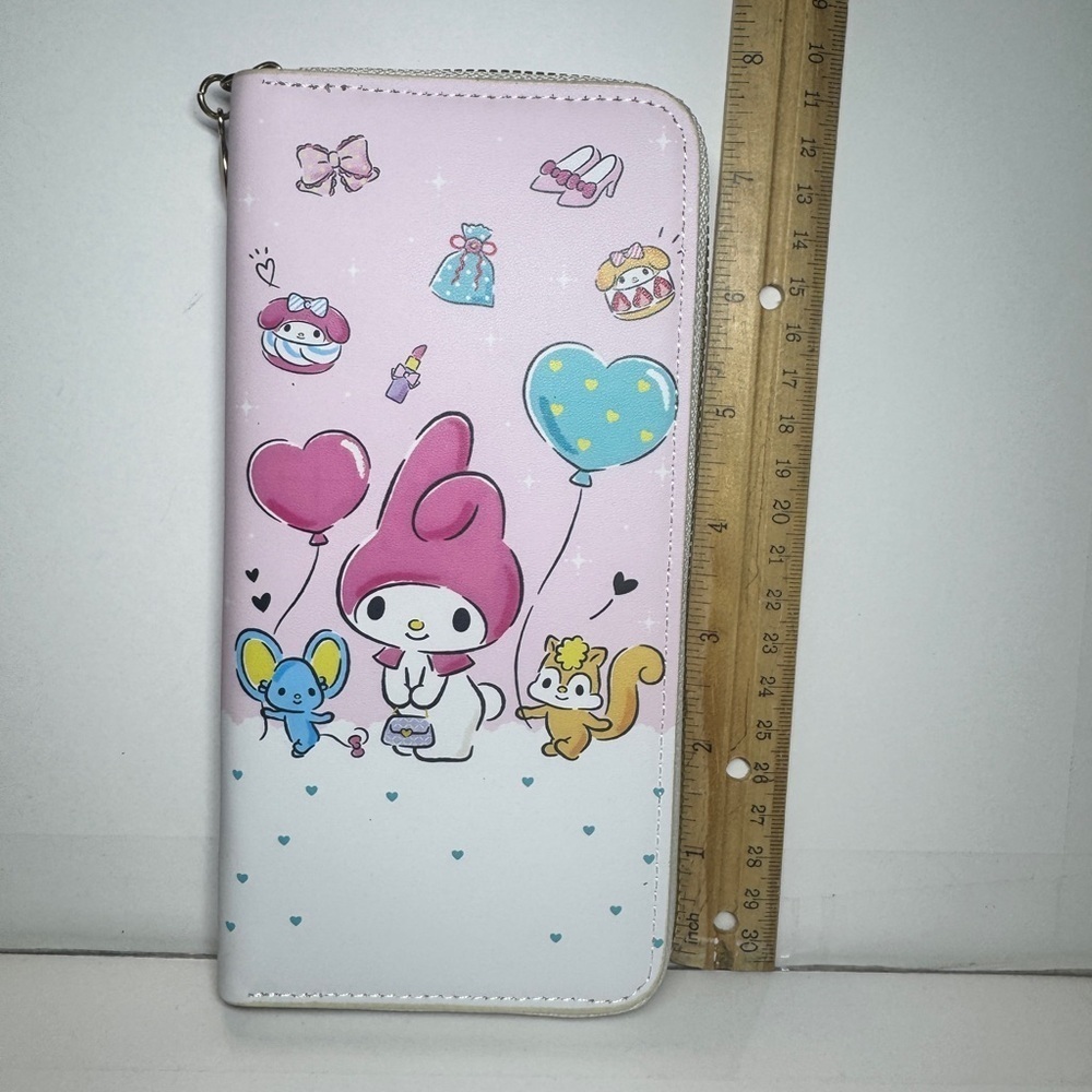 My Melody Character Wallet in Pink and White NWT - Picture 3 of 7